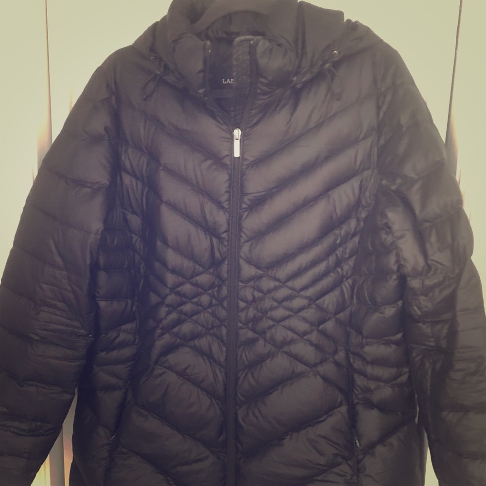 Lands End long down coat
